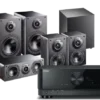 Kino domowe Yamaha RX-V4A (czarny) + Nota 260 (czarny) + Nota 740 (czarny) + Nota 240 (czarny) + BASSO 840 (czarny)