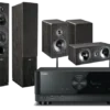 Kino domowe Yamaha RX-V6A (czarny) + Tesi 561 (czarny) + Tesi 241 (czarny) + Tesi 761 (czarny)
