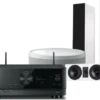 Kino domowe Yamaha RX-V6A (czarny) + Tesi 6 + 7 + MusicCast 50 (biały)