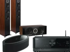 Kino domowe Yamaha RX-V4A czarny) + 2 x Debut Reference B6 czarny) + Debut Reference C5 czarny) + MusicCast 50 czarny)