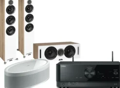 Kino domowe Yamaha RX-V4A czarny) + 2 x Debut Reference B6 czarny) + Debut Reference C5 czarny) + MusicCast 50 czarny)