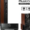 Kino domowe Yamaha RX-V4A + Debut Reference F5 + Debut Reference B6 + Debut Reference C5 Czarny/Drewno
