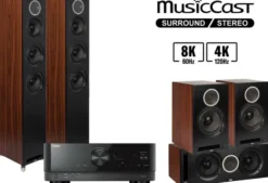 Kino domowe Yamaha RX-V4A + Debut Reference F5 + Debut Reference B6 + Debut Reference C5 Biały