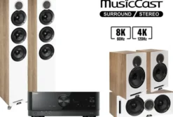 Kino domowe Yamaha RX-V4A + Debut Reference F5 + Debut Reference B6 + Debut Reference C5 Biały