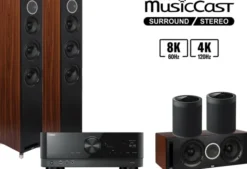 Kino domowe Yamaha RX-V4A + Debut Reference F5 + Debut Reference C5 + 2x MusicCast 20