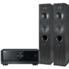 Kino domowe YAMAHA RX-V4A + INDIANA Line Tesi 561 Czarny