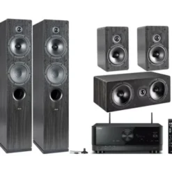Kino domowe YAMAHA RX-V6A + INDIANA LINE Tesi 561 + 761 + 241 Czarny