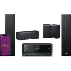 Kino domowe Yamaha RX-V4A + NS-F51 + NS-P51 Czarny