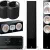 Kino domowe Yamaha RX-V4A + NS-555 / NS-C444 / WX-021 Czarny