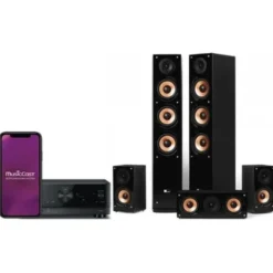 Kino domowe Yamaha RX-V4A + Pure Acoustics NOVA 8 NOVA 6 czarny
