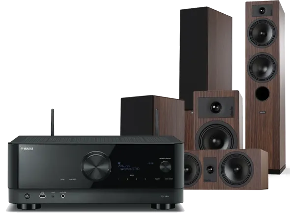 Kino domowe Yamaha RX-V6A + Tesi 5 + 2 + 7