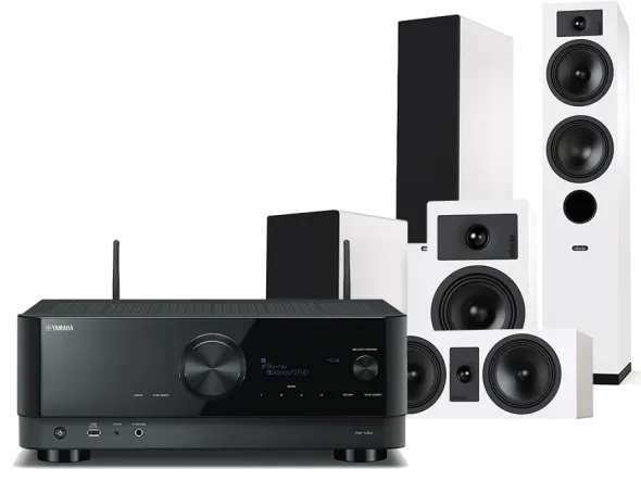 Kino domowe Yamaha RX-V6A + Tesi 5 + 2 + 7