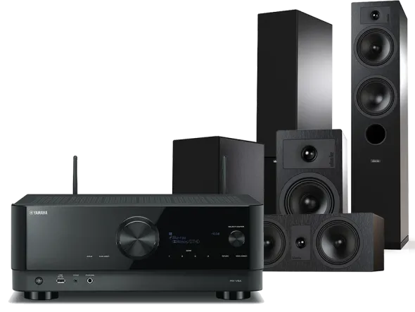 Kino domowe Yamaha RX-V6A + Tesi 5 + 2 + 7