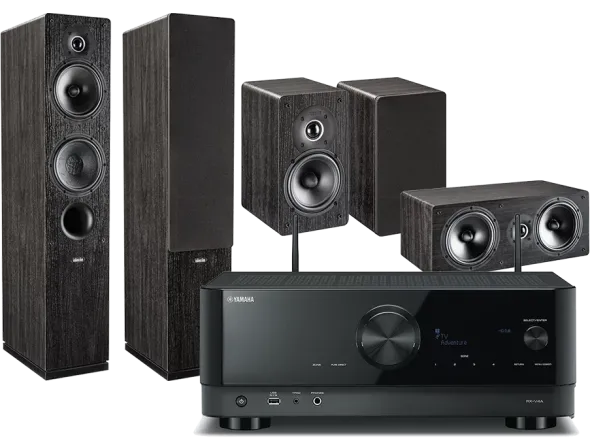 Kino domowe Yamaha RX-V4A + Tesi 561 + Tesi 241 + Tesi 761