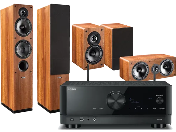 Kino domowe Yamaha RX-V4A + Tesi 561 + Tesi 241 + Tesi 761