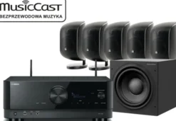 Kino domowe Yamaha RX-V4A + 5 x M-1 + ASW 608