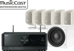 Kino domowe Yamaha RX-V6A + 5 x M-1 + ASW 610