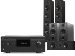 Kino domowe Yamaha T758 V3i (czarny) + Diva 6 + 3 + 7 (czarny)