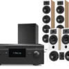 Kino domowe Yamaha T758 V3i (czarny) + Diva 6 + 3 + 7 (dąb) + Basso 880