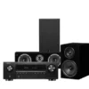 Kino domowe Zestaw Denon AVC-S670H + Wilson EL-4/Vocal EL — Kino domowe 5.0 z Bluetooth, Czarny