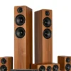 Kino domowe Zestaw kina domowego 5.0: Denon AVC-S670H + Wilson SCENIX, Czarny