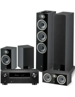 Kino domowe Zestaw kina domowego Denon AVR-X2800H + Focal Theva N3D/N1/CENTER — Bluetooth, USB, HDMI, Atmos