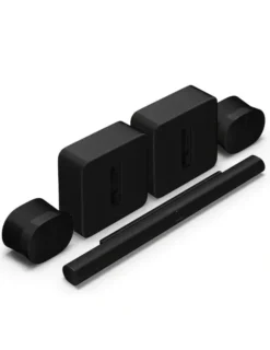 Kino domowe Zestaw kina domowego Sonos ARC Ultra + 2x SUB 4 + 2x Era 300, Czarny