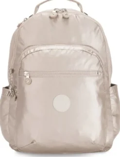 Kipling Basic Plus Seoul Plecak 44 cm przegroda na laptopa metallic glow KI4034-48I