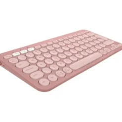 Klawiatura bezprzewodowa LOGITECH Pebble Keys 2 K380s Różowy 920-011853