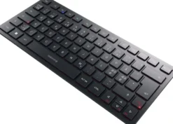 Klawiatura Cherry CHERRY KW 9200 MINI klawiatura Uniwersalne USB + RF Wireless + Bluetooth QWERTY Skandynawia Czarny JK-9250PN-2