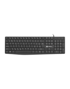 Klawiatura przewodowa Natec Nautilus CZ/SK slim czarna