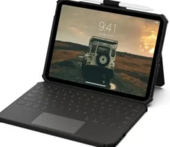 4kom.pl UAG USB-C Keyboard - obudowa ochronna z klawiaturą do iPad 10.9" 10 gen. / 11" A16 z uchwytem do Apple Pencil black/gray
