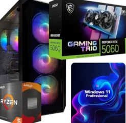 Komputer Adronix ZESTAW GAMER MASTER RYZEN 5 16GB RTX 5060 8GB 18243008687