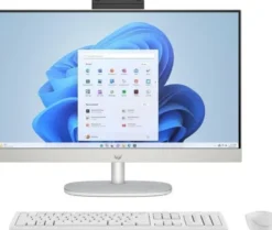Komputer All in One HP 24-cr0073nf / B43R6EA / Intel Core i3-N300 / 8GB / SSD 256GB / Intel UHD / FullHD / Win 11 / Biały