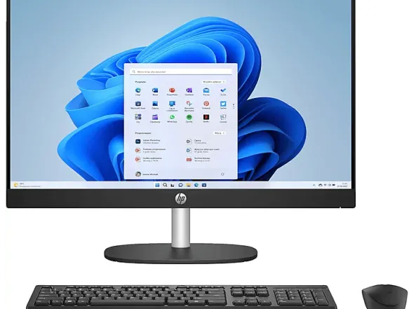 Komputer All-in-One HP 24-cr0091nw FHD Ryzen 5 7520U/16GB/512GB SSD/INT/Win11H Czarny 9Y8R0EA