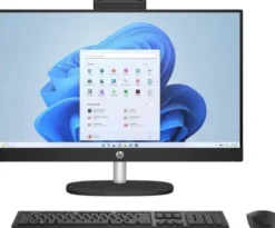 Komputer All in One HP 24-cr1005nx / B5NQ2EA / Intel Ultra 5 / 16GB / SSD 512GB / Intel Graphics / FullHD / Win 11 / Czarny