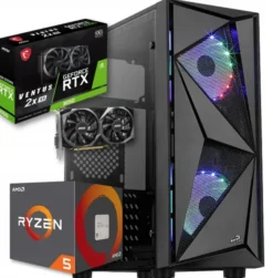 Komputer BSG Striker V13 AMD Ryzen 5 NVIDIA GeForce RTX 3050 32GB DDR4 1000GB SSD Windows 11
