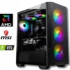 KOMPUTER GAMINGOWY RYZEN 5 RTX 4060 16GB DDR4 500GB M2