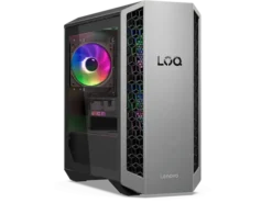 Komputer stacjonarny LENOVO LOQ Tower 26ADR10 / AMD Ryzen™ 7 8745HX 32GB 1TB GeForce RTX™ 5050 Windows 11 Home Szaro-czarny