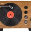 Lamex RETRO MINI MK-267BT Bluetooth USB TF mahoń