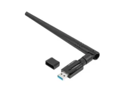 Lanberg bezprzewodowa karta sieciowa WiFi USB 3.0 AC1200 Dual band 1 wewn. +1 zewn. antena NC-1200-WIE