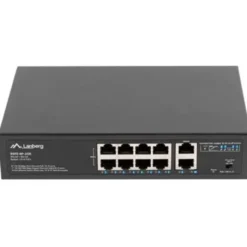 Lanberg Switch Rack 10' 19' 8x 100MB Poe 120W + 2x 1GB