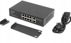 Lanberg Switch Rack 10' 19' 8x 100MB Poe 120W + 2x 1GB