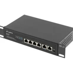 Lanberg Switch Rack 10' 19' 6x 100MB 4x Poe 60W