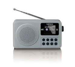 Lenco PDR-034GY Radio FM DAB+ Bluetooth Szary