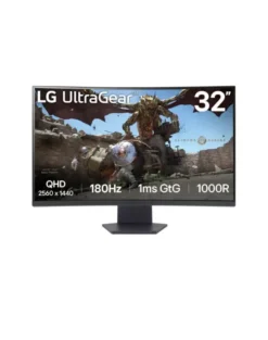 LG 32'' 32GS60QC-B QHD   2560 x 1440 pixels  300 cd VA 32GS60QC-B.AEUQ