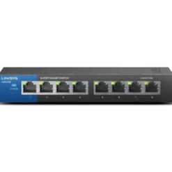 Linksys LGS108-EU-RTL Unmanaged Gigabit Switch 8-Port  Retail Pack LGS108-EU-RTL