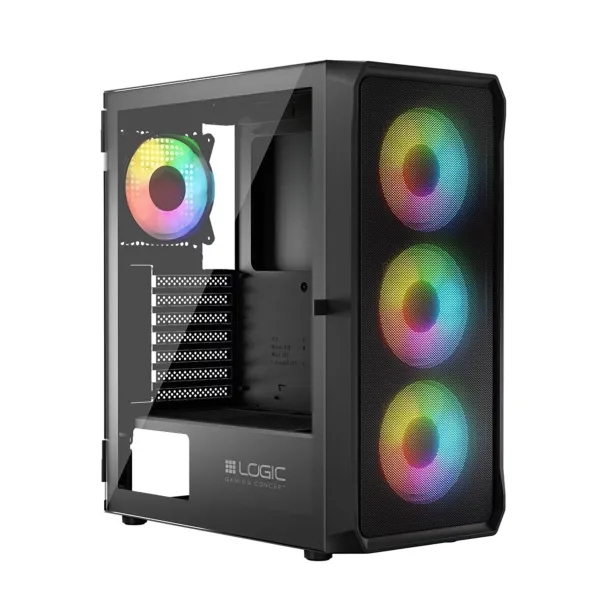 LOGIC OBUDOWA LOGIC PORTOS ARGB MIDI USB 3.0 BLACK