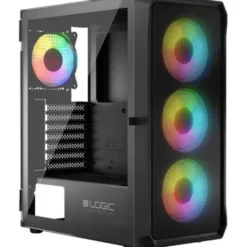 LOGIC OBUDOWA LOGIC PORTOS ARGB MIDI USB 3.0 BLACK