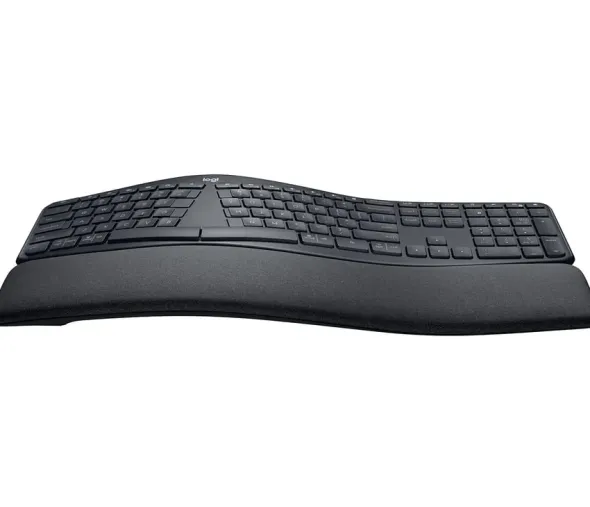 Logitech ERGO K860 klawiatura RF Wireless + Bluetooth Swiss Grafitowy